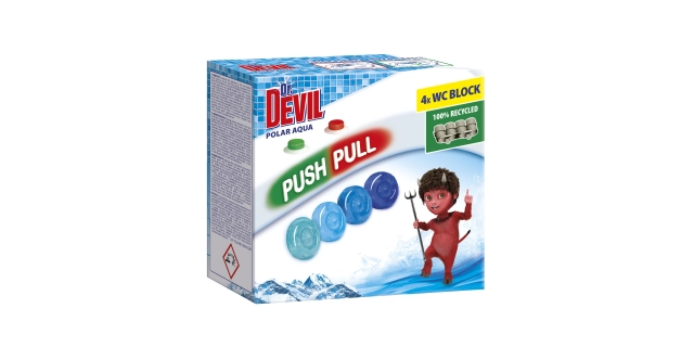 Dr. DEVIL WC PUSH PULL GEL 4x20 g Polar Aqua                                                                                                                                                                                                              